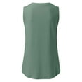 thumbnail image 4 of ZOHIUM Women's Summer Sleeveless Tank Top Loose Fit Casual Crew Neck T Shirts Basic Tee Tops (Mint Green,Xxl), 4 of 5