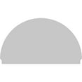 thumbnail image 5 of Ekena Millwork 80"W x 46-3/4"H x 2-3/4"P Half Round Sunburst Architectural Grade PVC Combination Pediment, 5 of 7