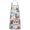 Dachshunds Tropical Beach, variant on Chihuahua and Pioneer Flower Apron-Garden Aprons for Women with Pockets-Cotton Linen Waterproof Kitchen Cooking Gardening Aprons Adjustable for Kitchen,Cooking,BBQ and Salon 33x27 Inch