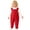 1-Red939, variant on Byoo Padded Down Romper Jumpsuit for Toddler Girls Solid Color Lined Thick Baby Trousers Soft Warm Puffer Overall Pants,Black