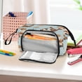 thumbnail image 6 of Nylon Fish Mouth Pencil Case with Large Capacity Zipper Pencil Pouch Cute Otters in Various Poses Pencil Bag Organizers, 6 of 7