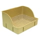thumbnail image 4 of Caja de arena para conejos para jaula, caja de inodoro de esquina, bandeja de arena de esquina antisalpicaduras, para chinchillas, animales pequeños, malla de acero verde, 4 of 8
