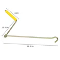 thumbnail image 3 of Car Foldable Folding Handle Scissor Jack Rocker General Jacks Car Tools Repair Tool, 3 of 5