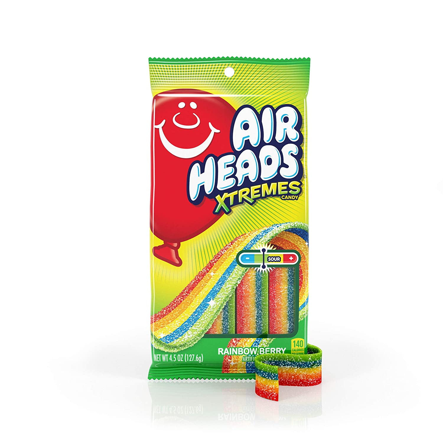 Buy Airheads Xtremes Sweetly Sour Candy Belts, Rainbow Berry, Halloween