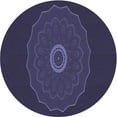 thumbnail image 1 of Ahgly Company Tapis de Zone Carré Lavable en Machine Intérieur Transitionnel Violet Pervenche Profond, 3 Pieds Carré, 1 of 7