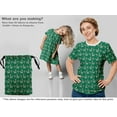 thumbnail image 5 of oneOone Viscose Jersey Green Fabric Animal Sewing Fabric By The Yard Printed Diy Clothing Sewing Supplies 60 Inch Wide, 5 of 5