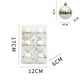 thumbnail image 1 of ¡Compra y Ahorra Ya!, 6 piezas de caja colgante para manualidades de bricolaje, árbol de Navidad de plástico pintado, decoración navideña, decoración navideña Akmoler, 1 of 8