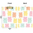 thumbnail image 5 of FORMRS Acrylic Clipboard with Low Profile Clip Standard A4 Letter Size, 12.5" x 9", Cute Gummy Bears Pattern, 5 of 8