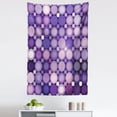 thumbnail image 1 of Modern Tapestry, Geometrical Violet Circles Round Disco Inspired Design Work of Art, Fabric Wall Hanging Decor for Bedroom Living Room Dorm, 5 Sizes, Pale Pink Purple, by Ambesonne, 1 of 1
