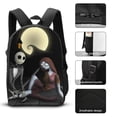thumbnail image 3 of The Nightmare Before Christmas Backpack 3 in 1 Set Durable Bookbag Food Pouch Stationery Case, 3 of 5