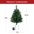 thumbnail image 2 of Juego de LED Artificial Tree Best Choice de 62 cm que funciona con pilas, 2 of 7