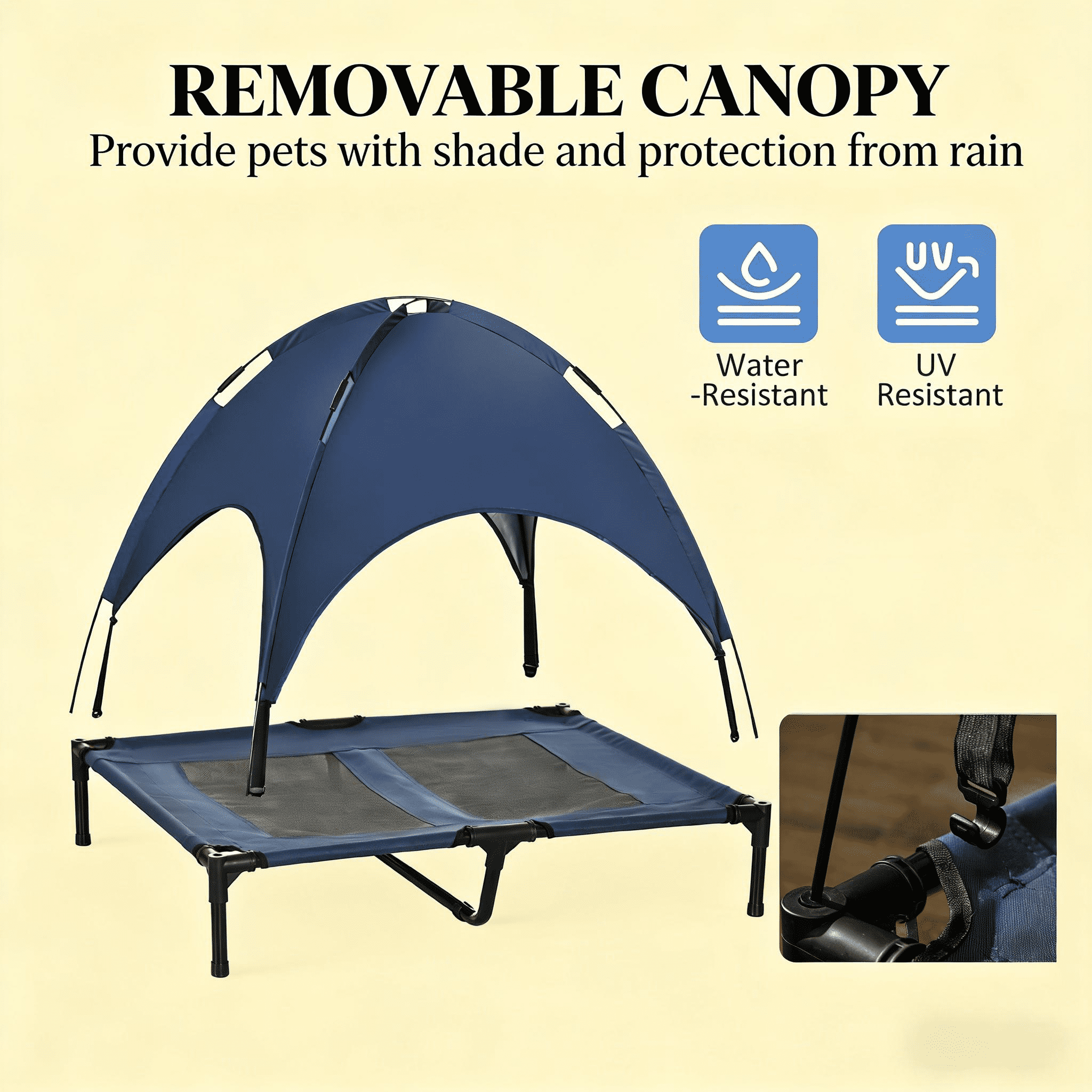 Pet Bed, Elevated Portable Dog Cot