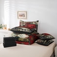 thumbnail image 6 of jejeloiu Western Cowboy Collage Pattern 7-Piece Twin Bedding Sets Kids,Country Print Bedding Comforter Set,Reversible, 6 of 7