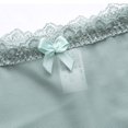 thumbnail image 7 of vigerkar Women's Underwear Soft Breathable Cotton Brief Ladies Panties High Waist Women Sexy Mesh Lace Lingerie Light Green, XL, 7 of 7