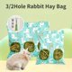 thumbnail image 2 of Bolsa de heno, bolsa colgante, soporte para comedero, contenedor dispensador de alimento para conejos, cobayas, animales pequeños, jaula para mascotas, accesorios, 2 of 5
