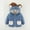 Blue, variant on SDJMa 2022 Girls Boys Zip Up Fleece Sherpa Hooded Jacket Coat With Ear Fall Winter Long Sleeve Thick Outerwear Snowsuit Soft Comfort Warm Fit Holiday Outdoor Sport Party Vacation Casual Outwear
