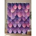 thumbnail image 4 of Shower Curtains Ombre Pink Texture Bath Curtain Abstract Wave Waterproof Bathroom Shower Curtain Set with Hooks Decoration 36 x 72 Inches, 4 of 7