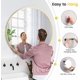 thumbnail image 4 of 18-pulgada small aluminum alloy frame high-definition eco-friendly gold round mirror para bathroom (over sink) entrada y vanity, 4 of 5