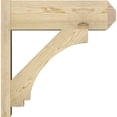 thumbnail image 3 of Ekena Millwork 8"W x 24"D x 24"H Imperial Rough Sawn Craftsman Outlooker, Douglas Fir, 3 of 4