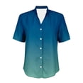 thumbnail image 4 of Jxximdong Button-up Shirts for Women Women's Casual Short Sleeve Regular Cardigan Top Shirt Spring Tops, 4 of 5