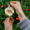 thumbnail image 4 of Happy Women's Day Siamese Sunflower Vintage Proud Mom Ceramic Round Ornament Cat Lover Kitten Owner Gifts Home Tree Decor - 02030, 4 of 5