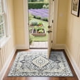 thumbnail image 2 of Junovo 2'x3'Rugs for Living Room Boho Rug Floor Carpet,Blue, 2 of 7