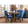 thumbnail image 6 of Blue, Tufted Velvet, High-density Foam Dining Chairs - Pleasant Dining Room Setup, 6 of 6