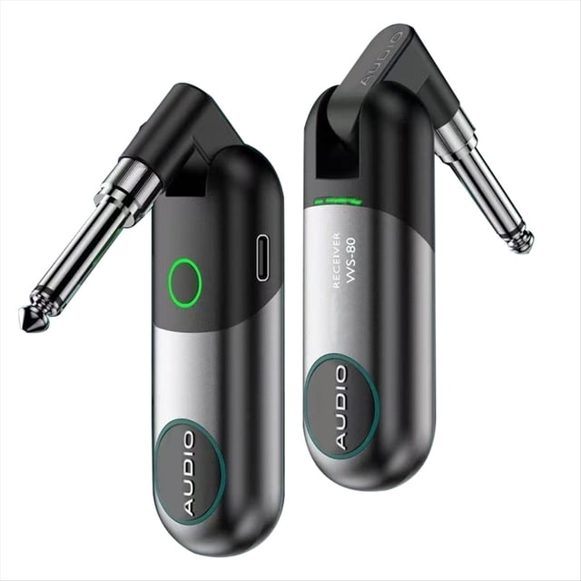 Transmisor y Receptor Inalámbrico para Guitarra Eléctrica WS-80, Cable de Conexión para Soplete Eléctrico, Instrumento Musical con Bluetooth.