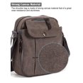 thumbnail image 4 of PULLIMORE Small Crossbody Bag Canvas Side Shoulder Bags Cell Phone Purse Wallet for Men Women (Brown), 4 of 10