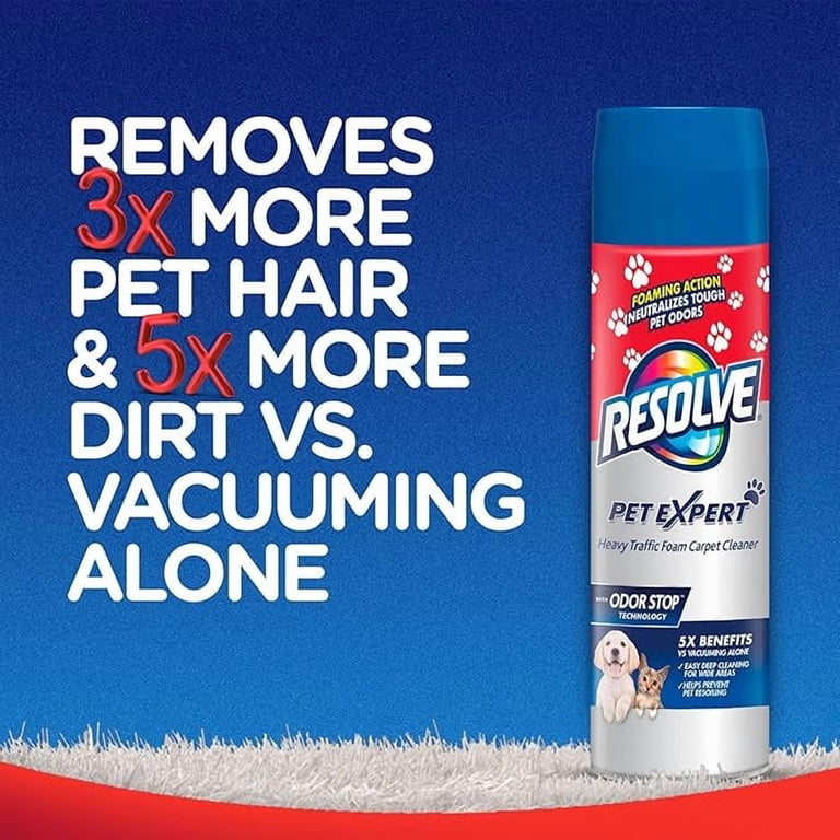 Resolve Pet Expert High Traffic Carpet Foam Cleaner, 2 Pack photo 3