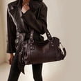 thumbnail image 6 of GAEKEAO Women’s Satchel Handbag Spacious Shoulder Purse with Detachable Strap, 6 of 6