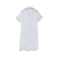 thumbnail image 6 of Breezora Silky Soft Short Sleeve Nightgown for Women Lightweight Sleepwear Lounge Dress with Comfortable Fit XXXXXL Size White, 6 of 9