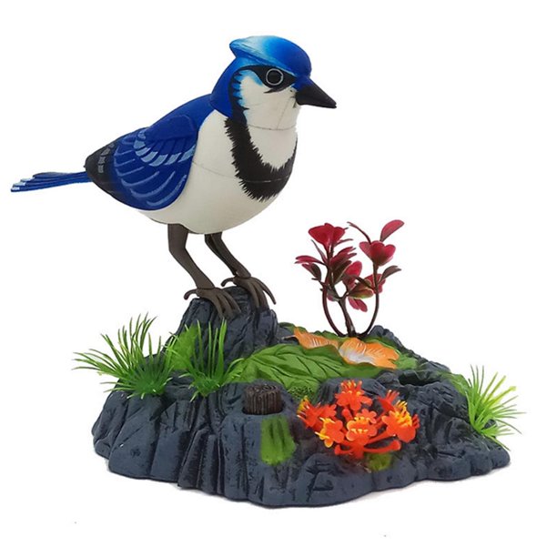 Singing Chirping Birds Toy Voice Control Realistic Sounds Movements