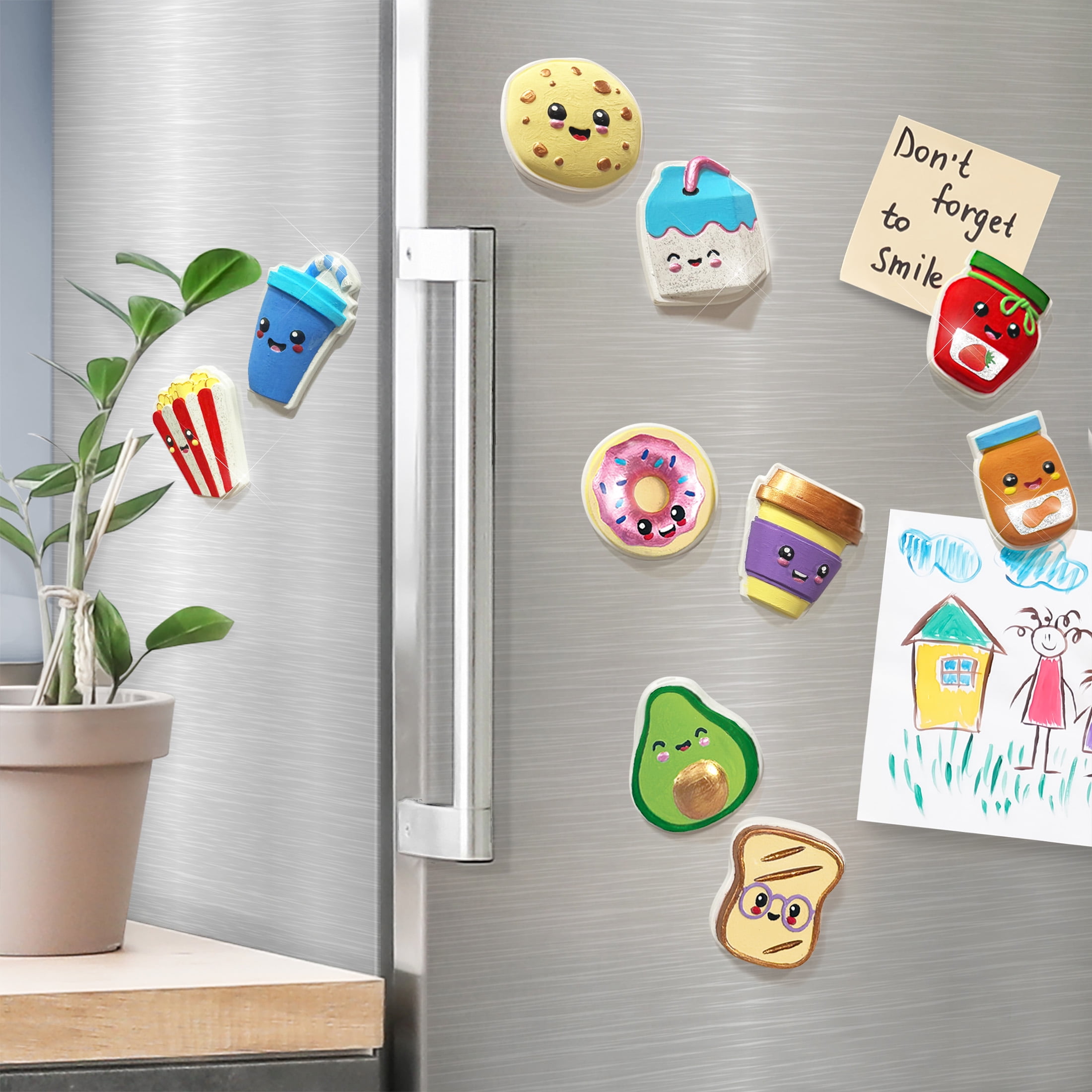 Mini livre PDF de motifs sur toile en plastique • Aimant des
