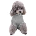 thumbnail image 2 of Suéter para perros CHBORCHICEN, tejido, ropa de invierno (tamaño mediano, gris), 2 of 7