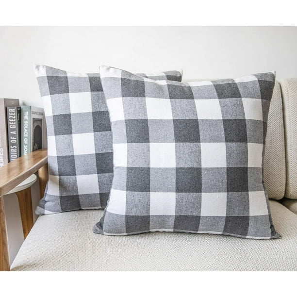 Buffalo plaid top pillows walmart