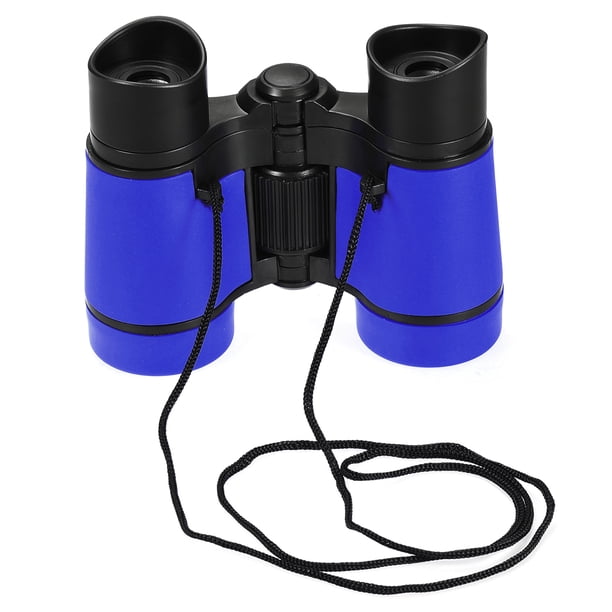 Binoculares Uxcell 4X30 Compactos Plegables a Prueba de Golpes con Correa para el Cuello Azul