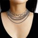 thumbnail image 2 of Gargantilla Collar - Gargantilla Forma Corazones Collar Clavícula Afortunado Sencillez, 2 of 5