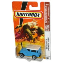 Matchbox Outdoor Sportsman 1/12 (2008) Blue '68 Toyota Land Cruiser Car #89