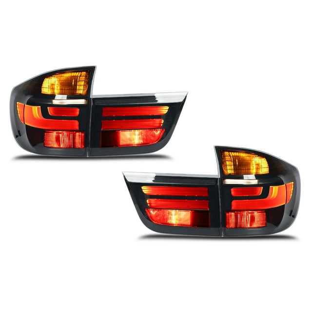 LED Tail Lights, LCI Style LED Tail Lights Rear Brake Turn Signal Running Reverse Fog Lamp Fit for X5 E70 X5M 2007 to 2013