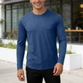 thumbnail image 4 of SUYIDA Men's UPF Sun Protection Top, Long Sleeve Breathable Casual Tee, Outdoor Athletic Performance Shirt, 4 of 5