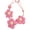 Pink, variant on Ciwanning Flower Charm Short Cord For Cell Phone Case Accessories Stylish Hand Rope