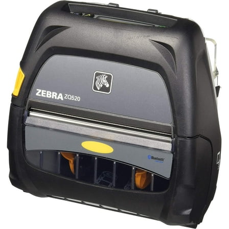 Restored Zebra ZQ520 4″ Portable Direct Thermal Printer (ZQ52-AUE0000-00) – Bluetooth 4.0, 203 dpi, Rugged Mobile Design (Refurbished)