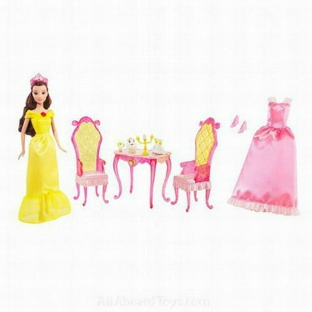 Disney Princess Beauty & The Beast Belle Doll with Dining Room Table (Best Disney Dining Plan Values)