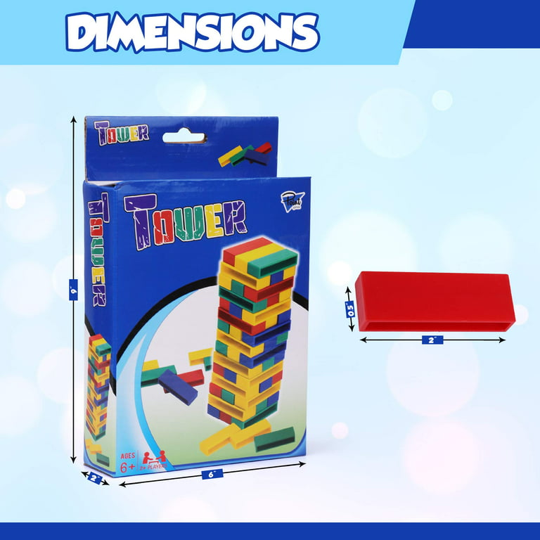  Point Games Crazy Tower - Stacking Tower Game with Fun Roman  Column Design- Toppling Leaning Tower Toy with Dice - Developmental &  Interactive Puzzle, Test Stabilizing Skills- Ages 5+ : Toys & Games