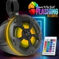 thumbnail image 6 of Pyle 2-Way Waterproof Off Road Speakers 4" 800W Passive Marine Grade Wakeboard Tower RGB Speakers, 6 of 6