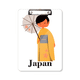 thumbnail image 1 of Código de vestimenta tradicional de las mujeres japonesas Portapapeles Carpeta de escritura Placa de soporte A4, 1 of 4