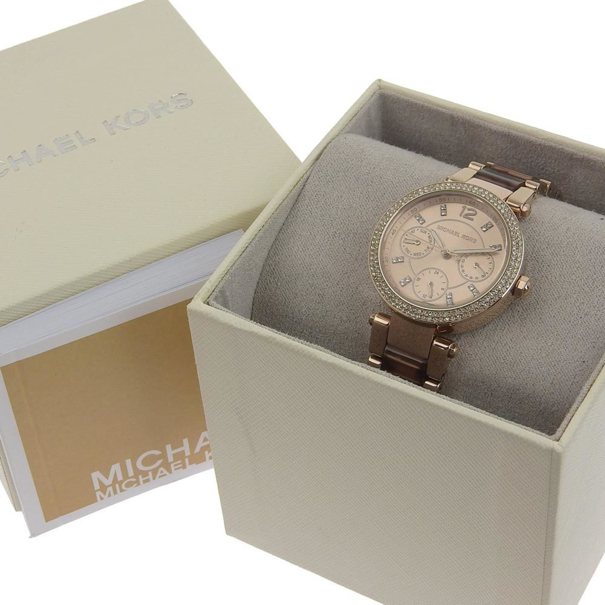 michael kors diamond bezel watch