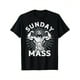 thumbnail image 2 of Funny Christian Sunday Mass Bodybuilder Gym Jesus Motivation T-Shirt Selected pure cotton interesting design short sleeve t-shirt for men, soft and breathable, suitable for all seasons, comfortable,, 2 of 7
