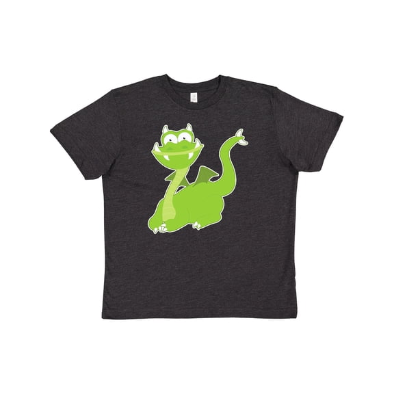 Inktastic Green Dragon Youth T-Shirt